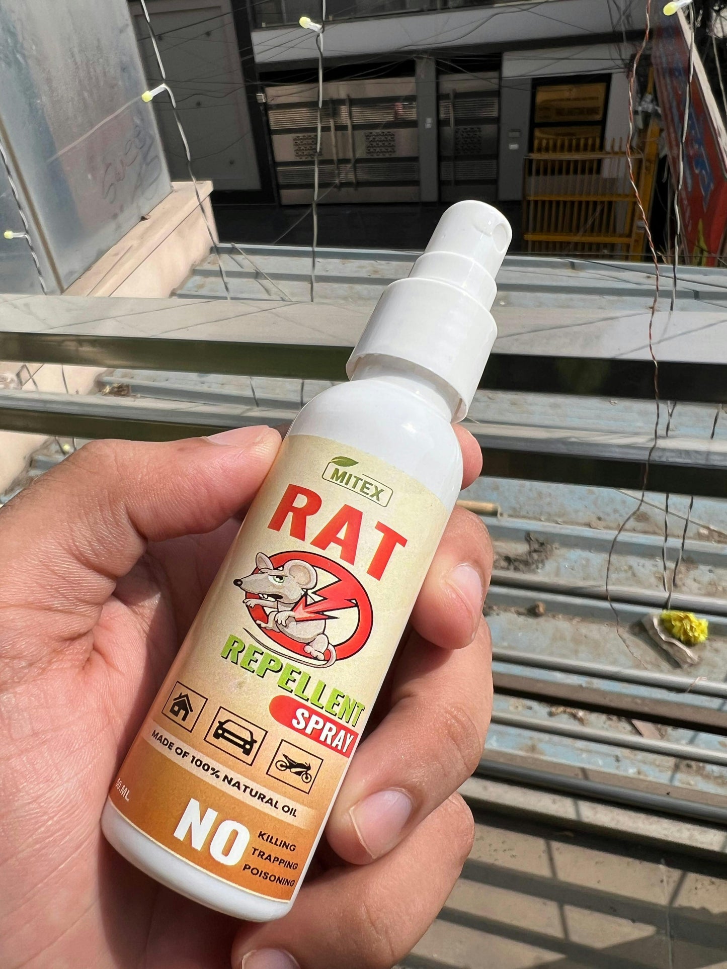 Rat Repellent Spray – Safe, Effective, and Eco-friendly.