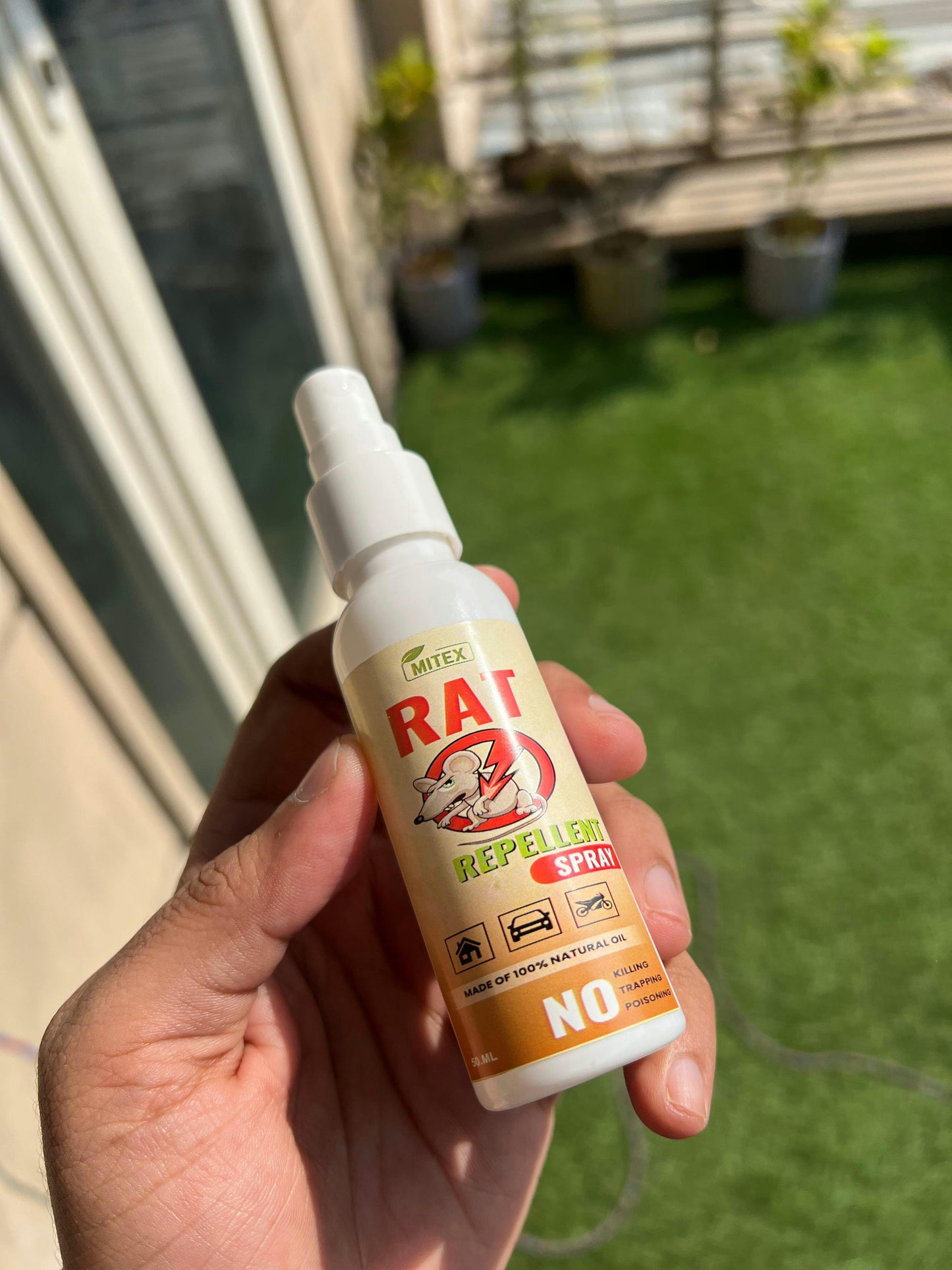 Rat Repellent Spray – Safe, Effective, and Eco-friendly.