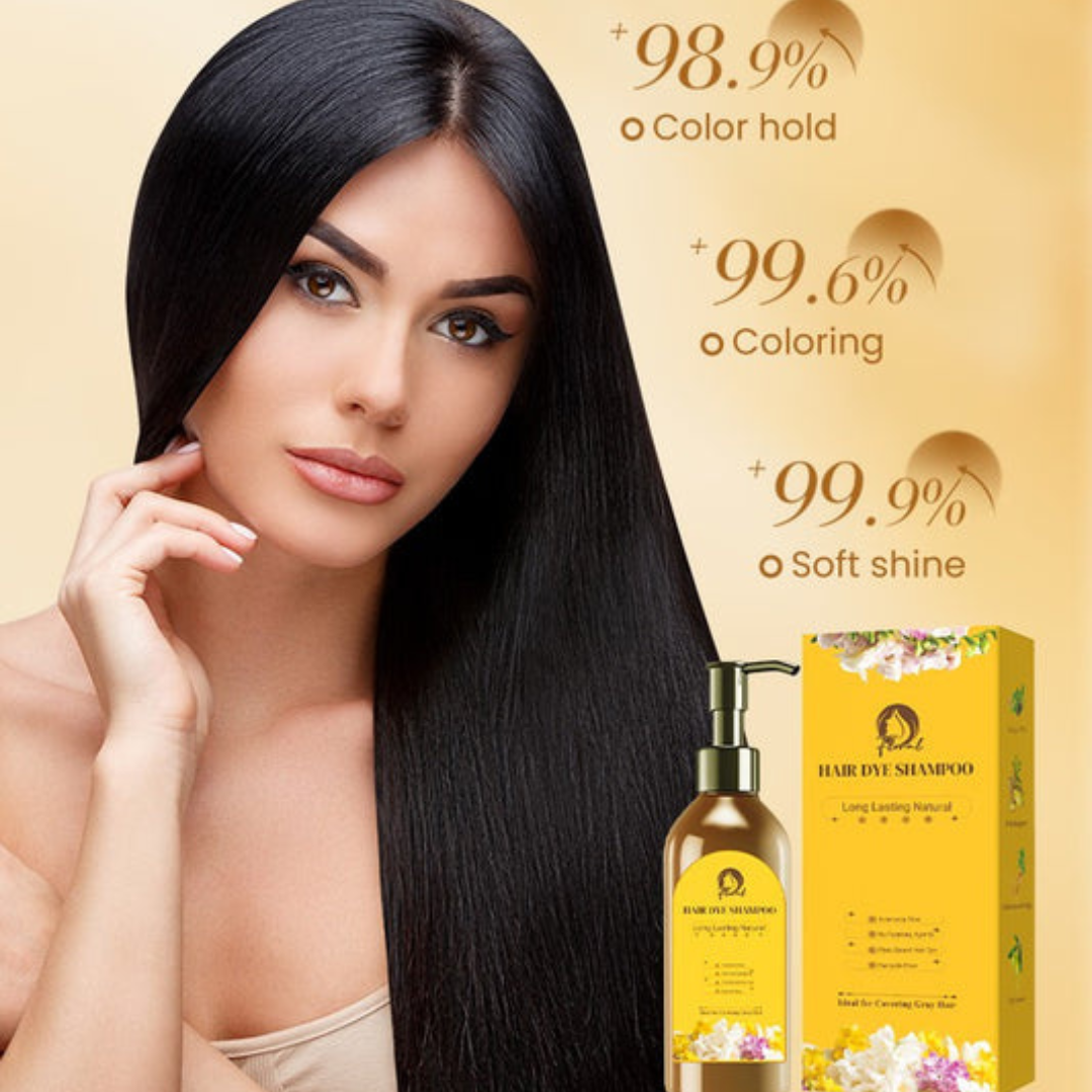 Natural Hair Dye Shampoo Long Lasting Buy 1 Get 1 Free 😍😍