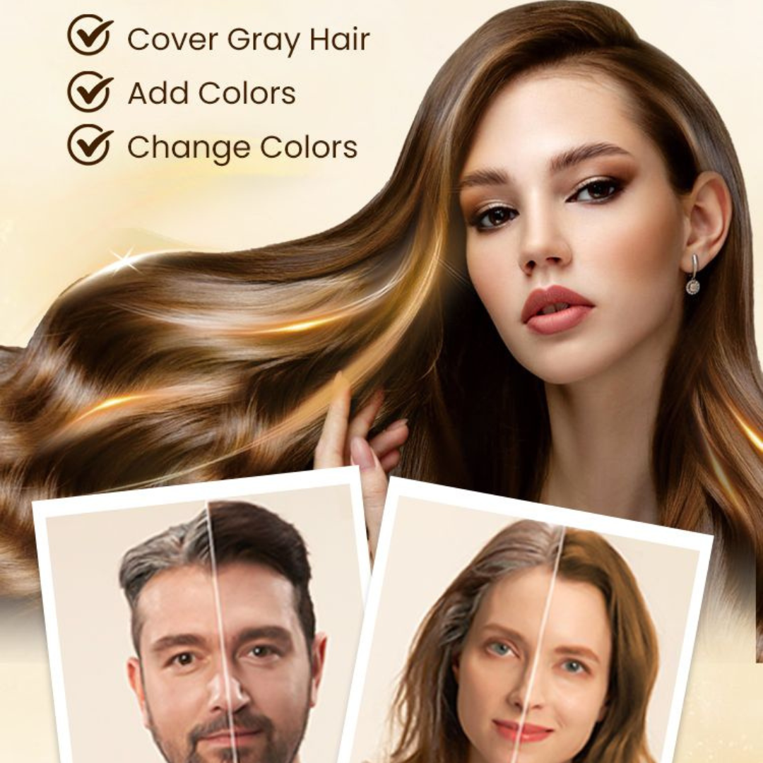 Natural Hair Dye Shampoo Long Lasting Buy 1 Get 1 Free 😍😍