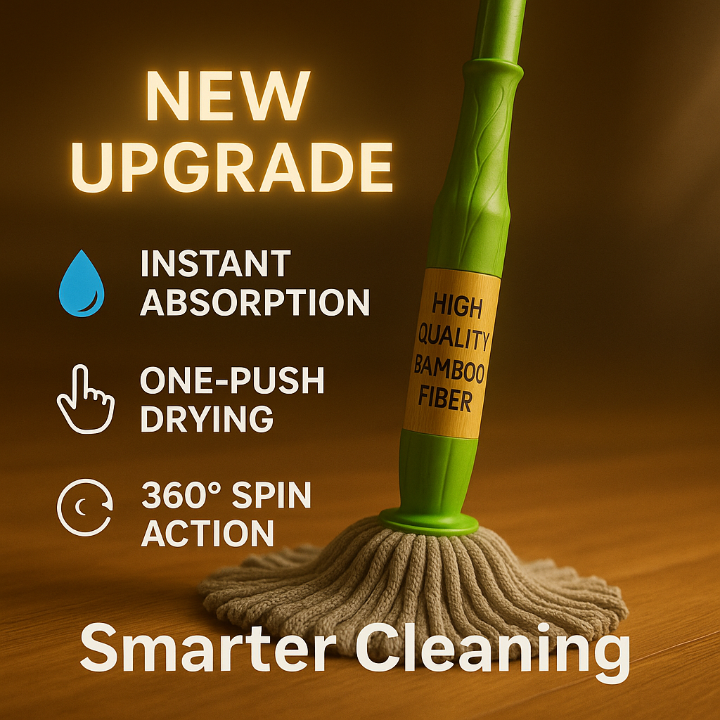 Self-twisting Water Rotating Mop